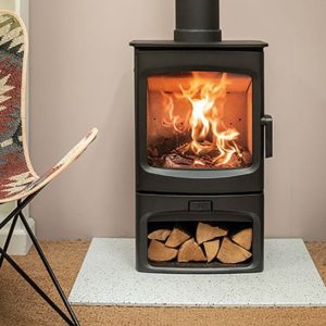 Charnwood Aire 5 with log store stand | 7kW