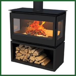 Lacunza Adour CLID Freestanding with Log Box