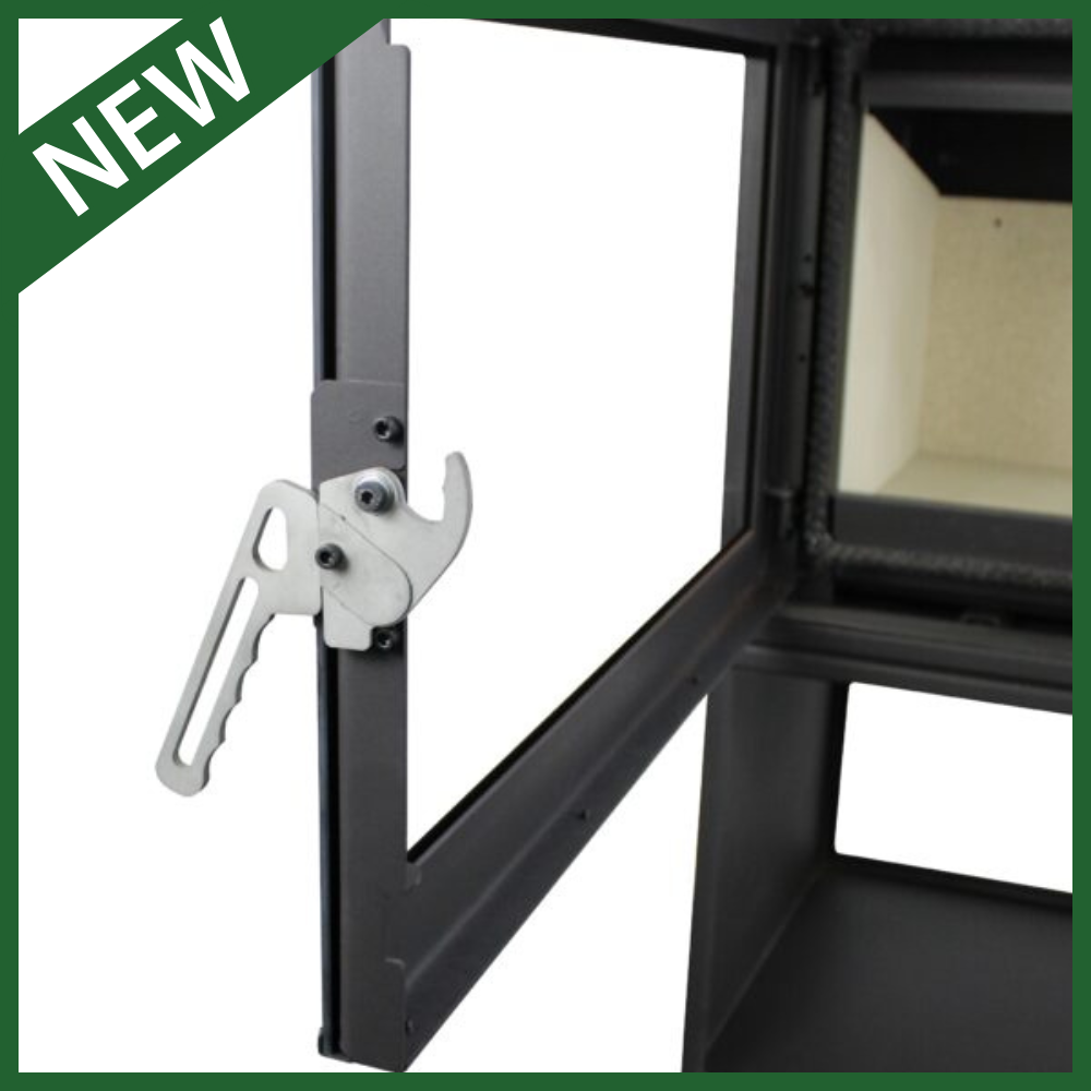 Northern Flame Kenna 100 Freestanding with Wood Box Stand-6