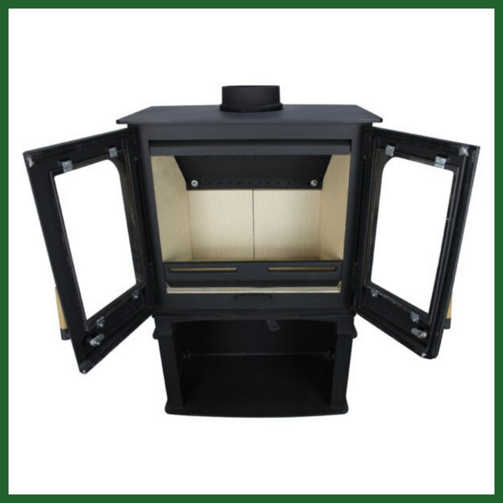 Northern Flame Panoramic Twin Door With Stand-4