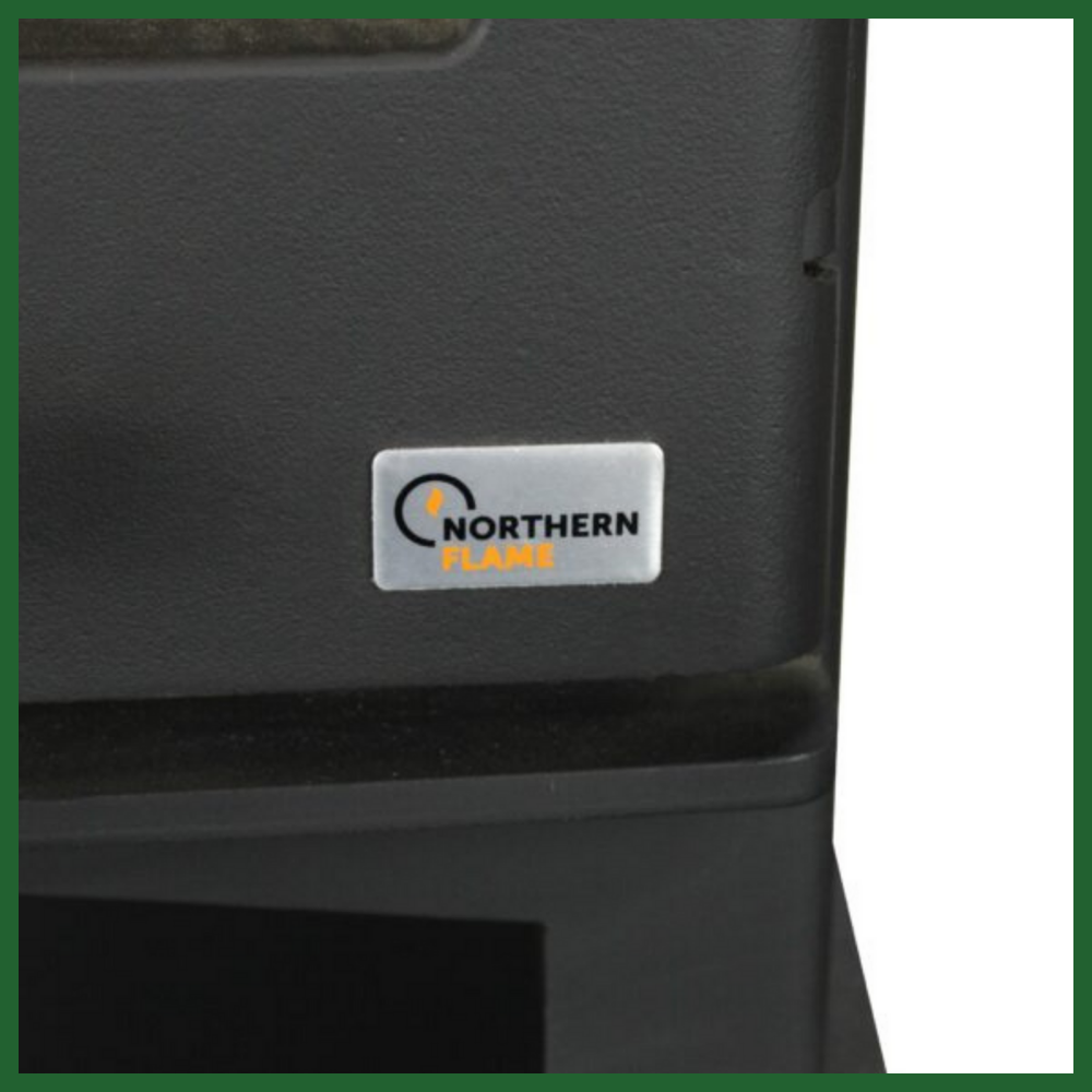 Northern Flame Panoramic Twin Door With Stand-5